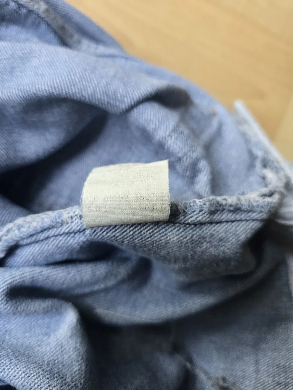 Vintage Levi's Men's Light Blue Straight Leg Jeans - Levi 501 Made In USA  40X32